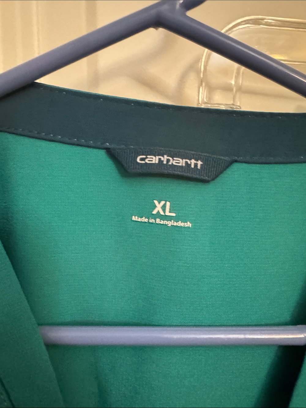 Carhartt Teal V-Neck Scrub Top - Picture 2 of 6